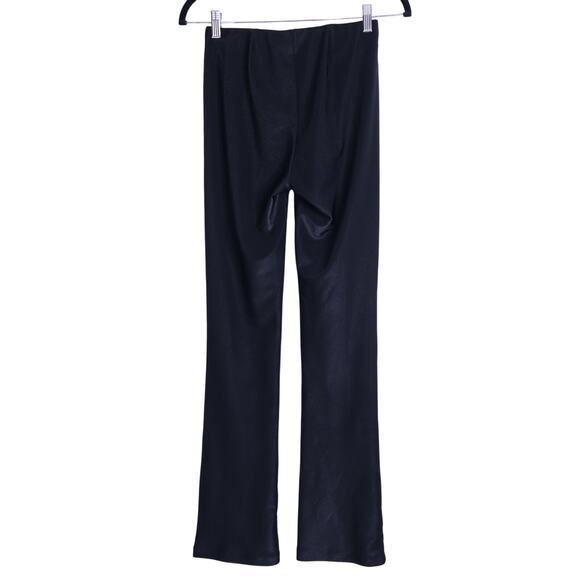 FP MOVEMENT + ONZIE Mini Bell Pants Black Ivory High Rise Ribbed Women's S/M - Picture 3 of 10